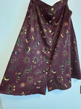 Voodoo Vixen Astrology Theme Skirt sz L